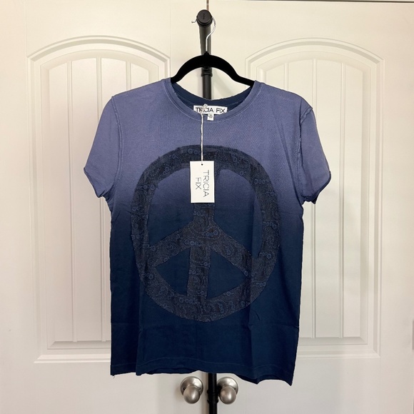 Free People x Tricia Fix Love Lace Tee *NWT* - Picture 5 of 6